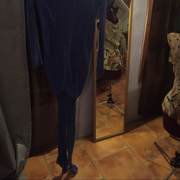 Blue French onesie pajamas size small - Picture 4 of 4